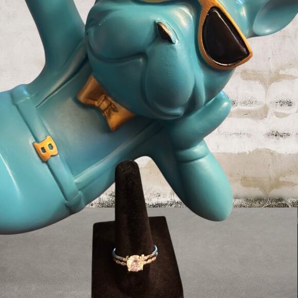 Giani Bernini NWT Cubic Zirconia Sterling Silver Double Band Ring Size 8 - Picture 3 of 9